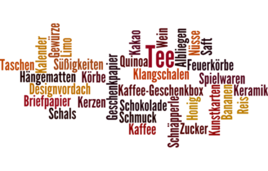 Wordle-Sortiment Weltladen Balingen